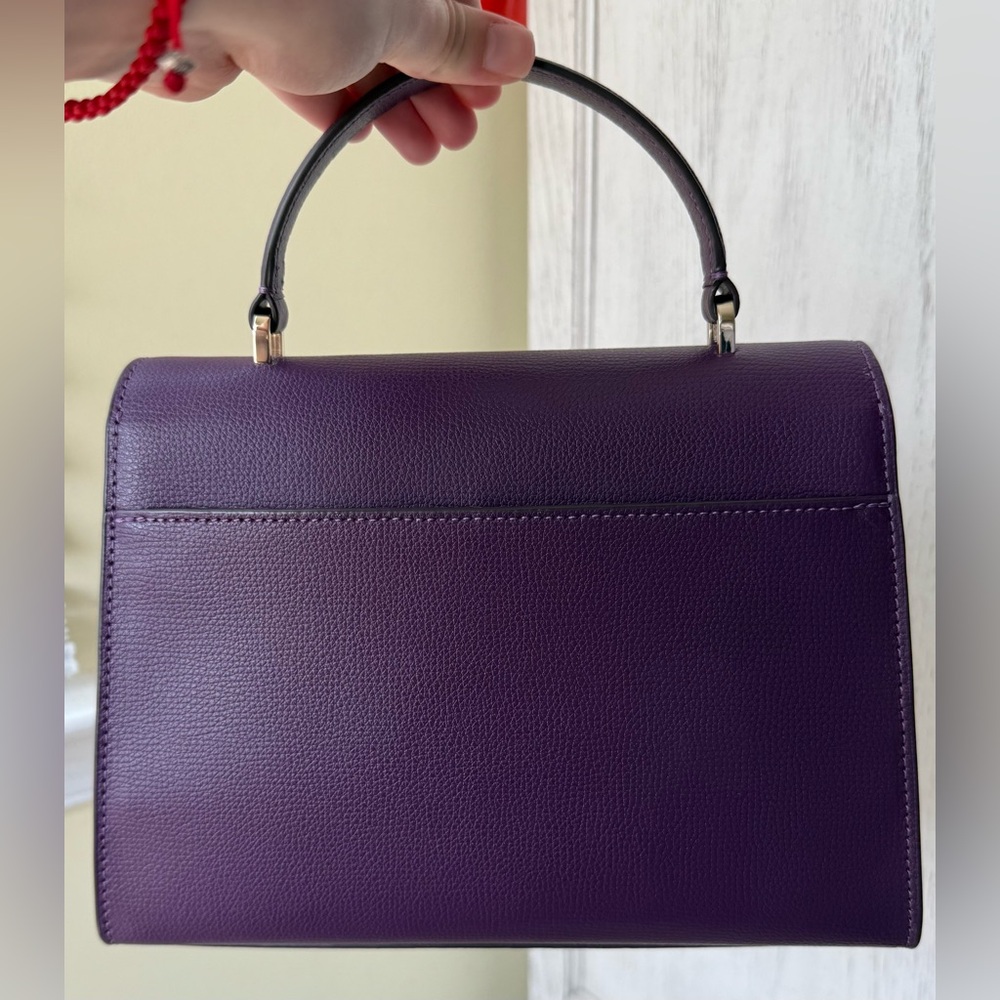 Kate Spade Purple Darcy Satchel - Picture 3 of 6